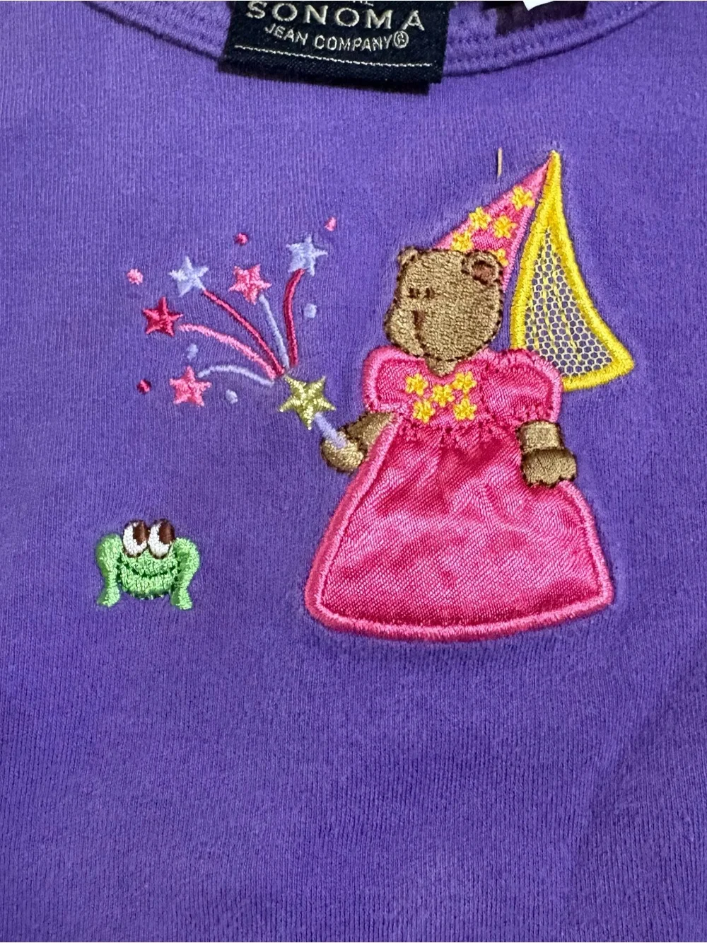 Vintage Sonoma Princess & The Frog Y2K 90s Girls 100% Cotton Shirt 3T